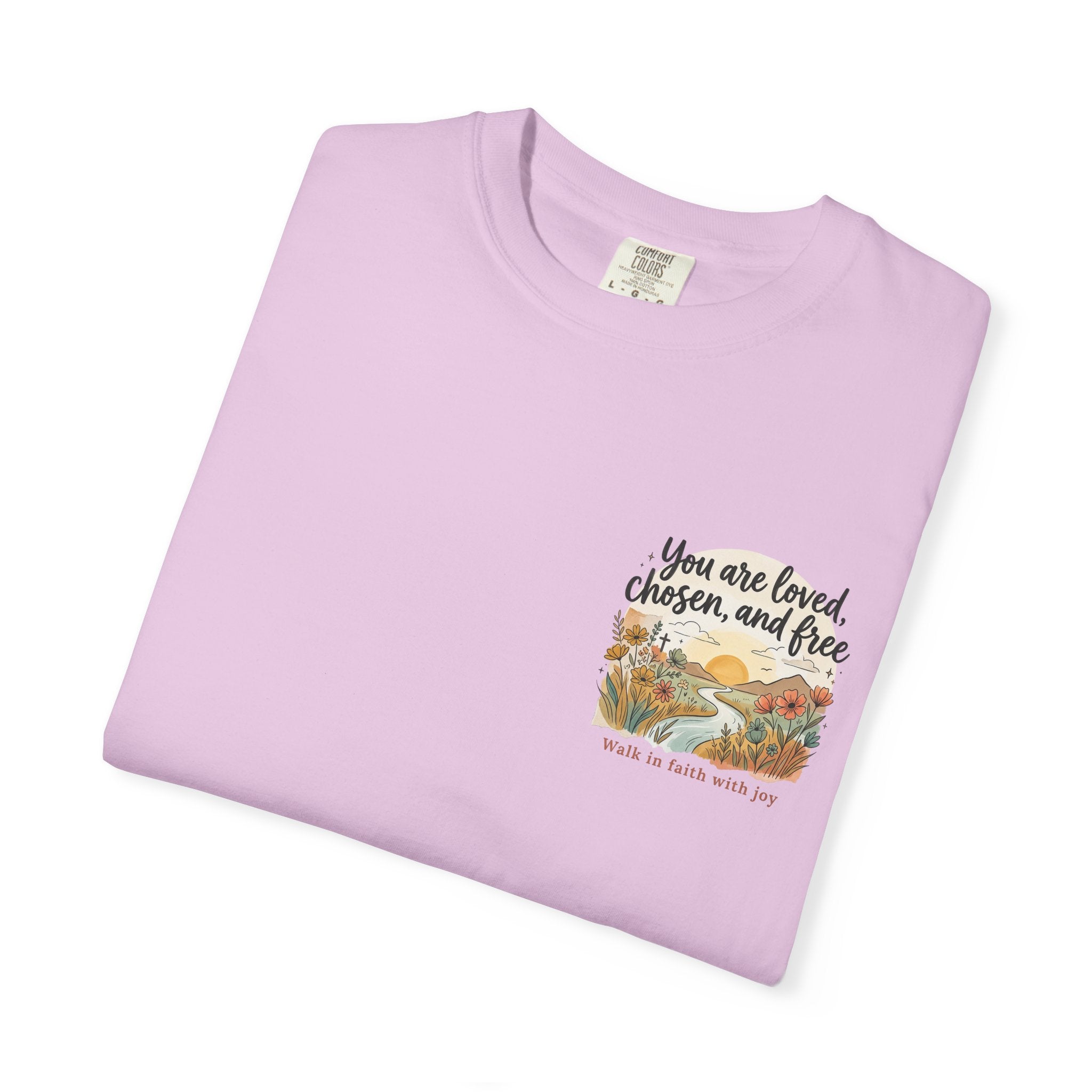 You Are Loved Christian T-shirt — "You are loved, chosen, and free" Faith Tee