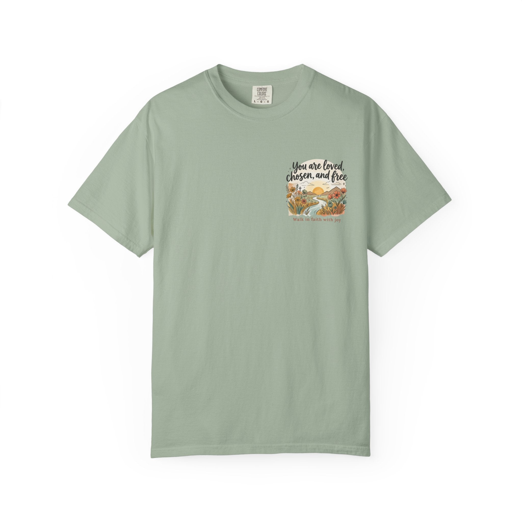You Are Loved Christian T-shirt — "You are loved, chosen, and free" Faith Tee