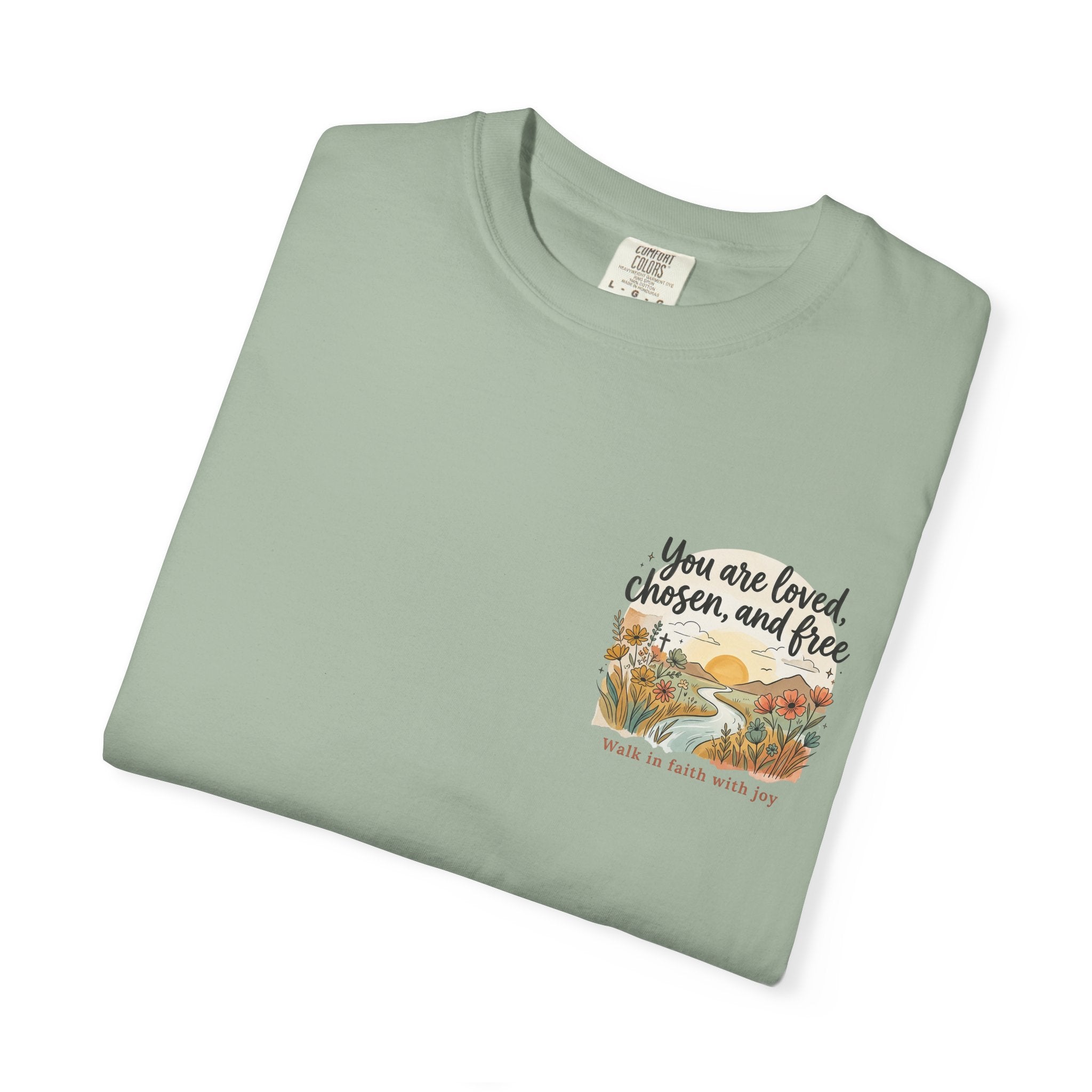 You Are Loved Christian T-shirt — "You are loved, chosen, and free" Faith Tee