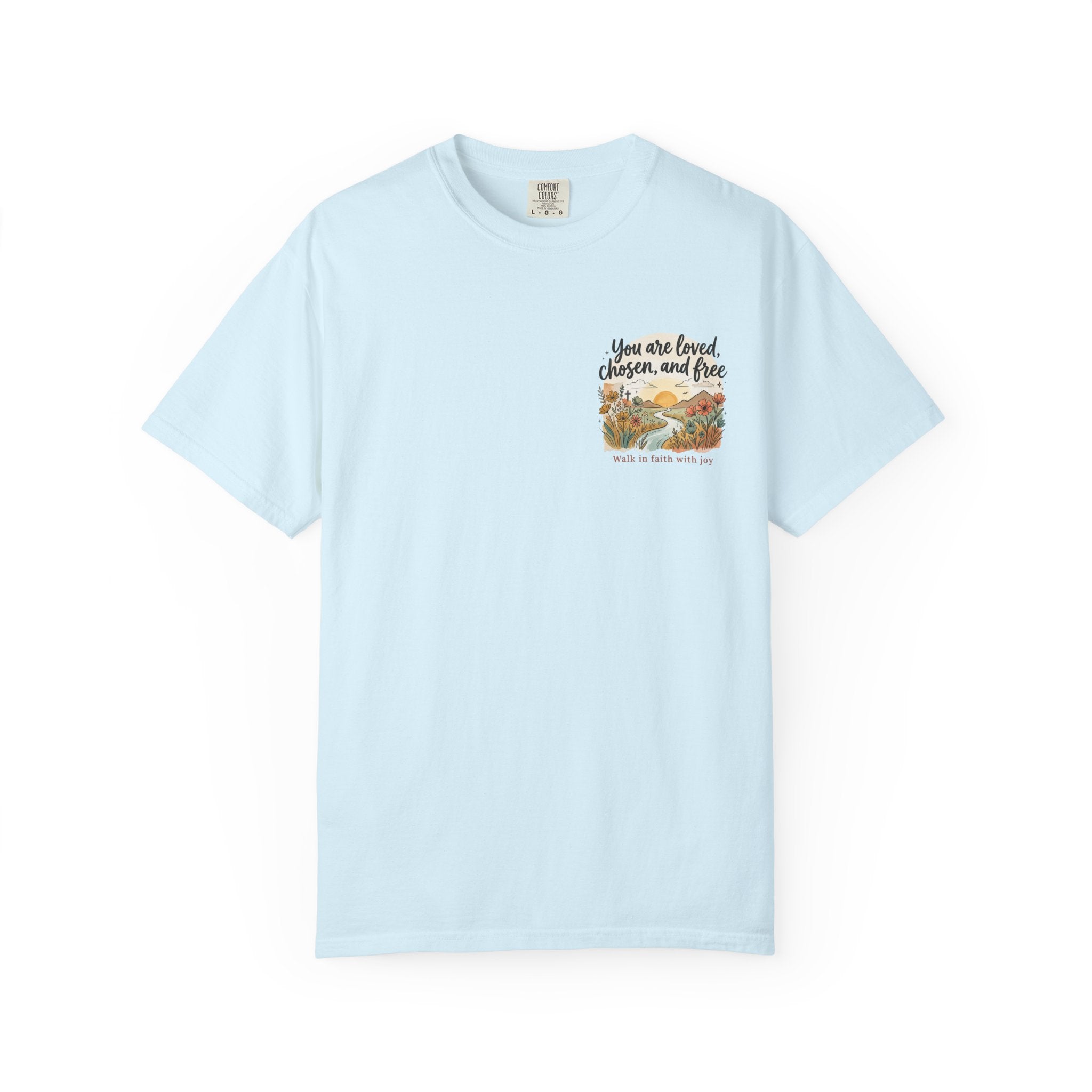 You Are Loved Christian T-shirt — "You are loved, chosen, and free" Faith Tee