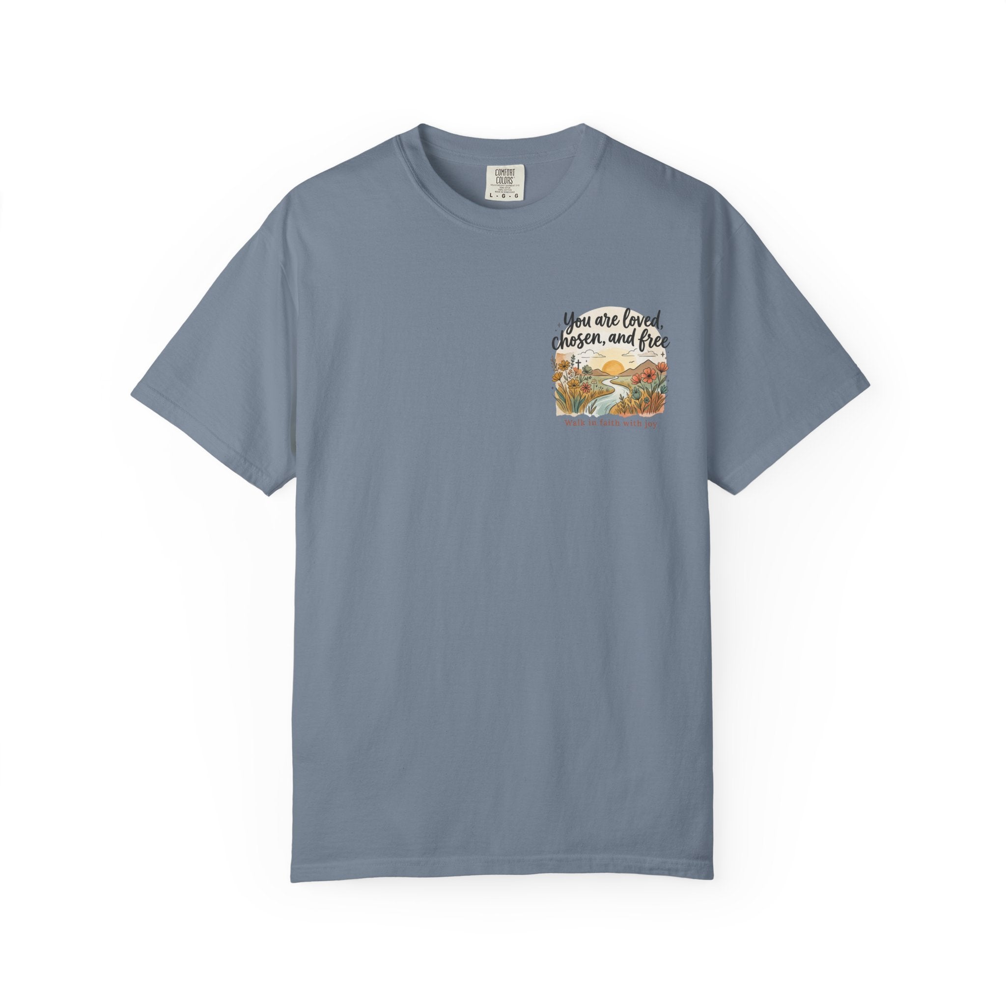 You Are Loved Christian T-shirt — "You are loved, chosen, and free" Faith Tee