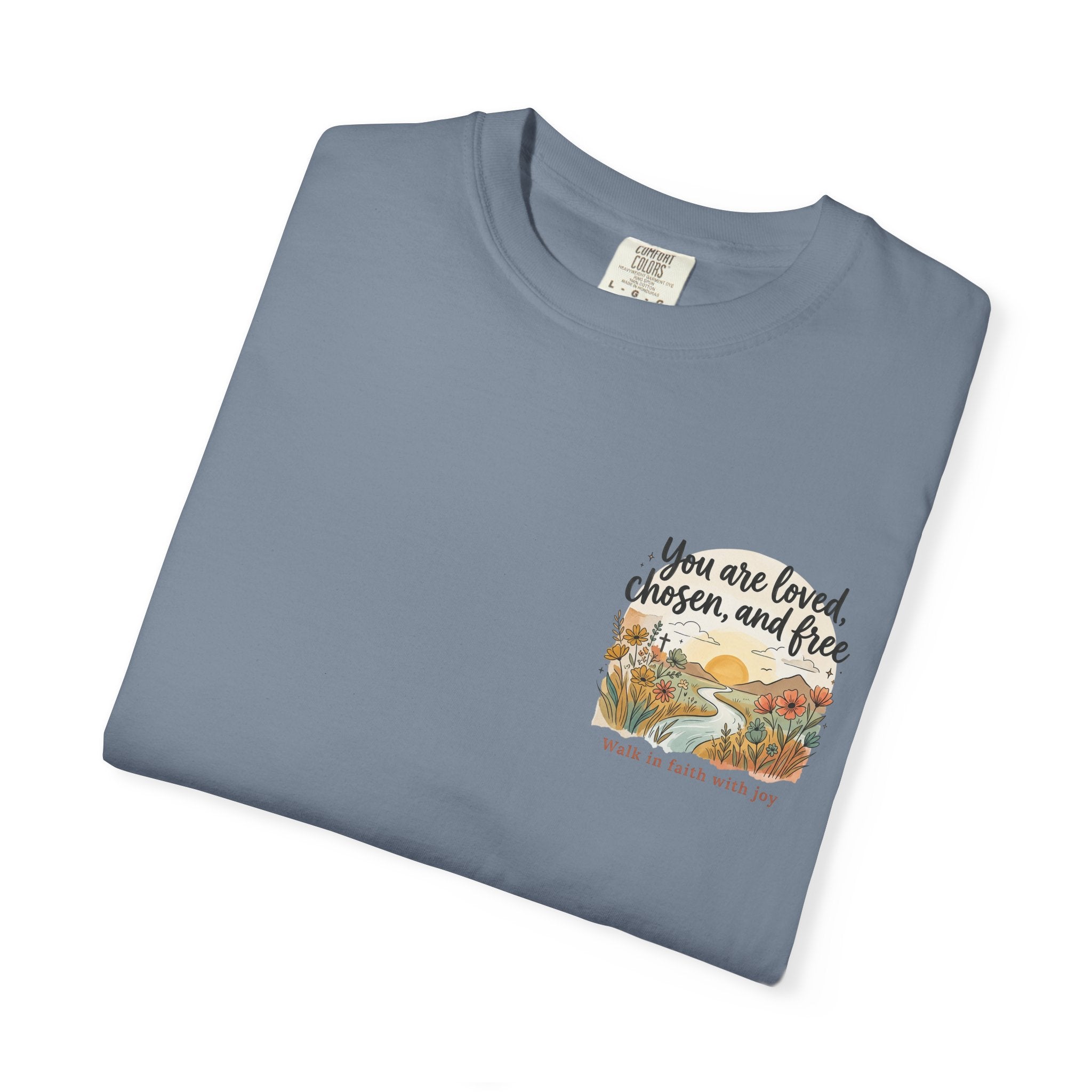 You Are Loved Christian T-shirt — "You are loved, chosen, and free" Faith Tee