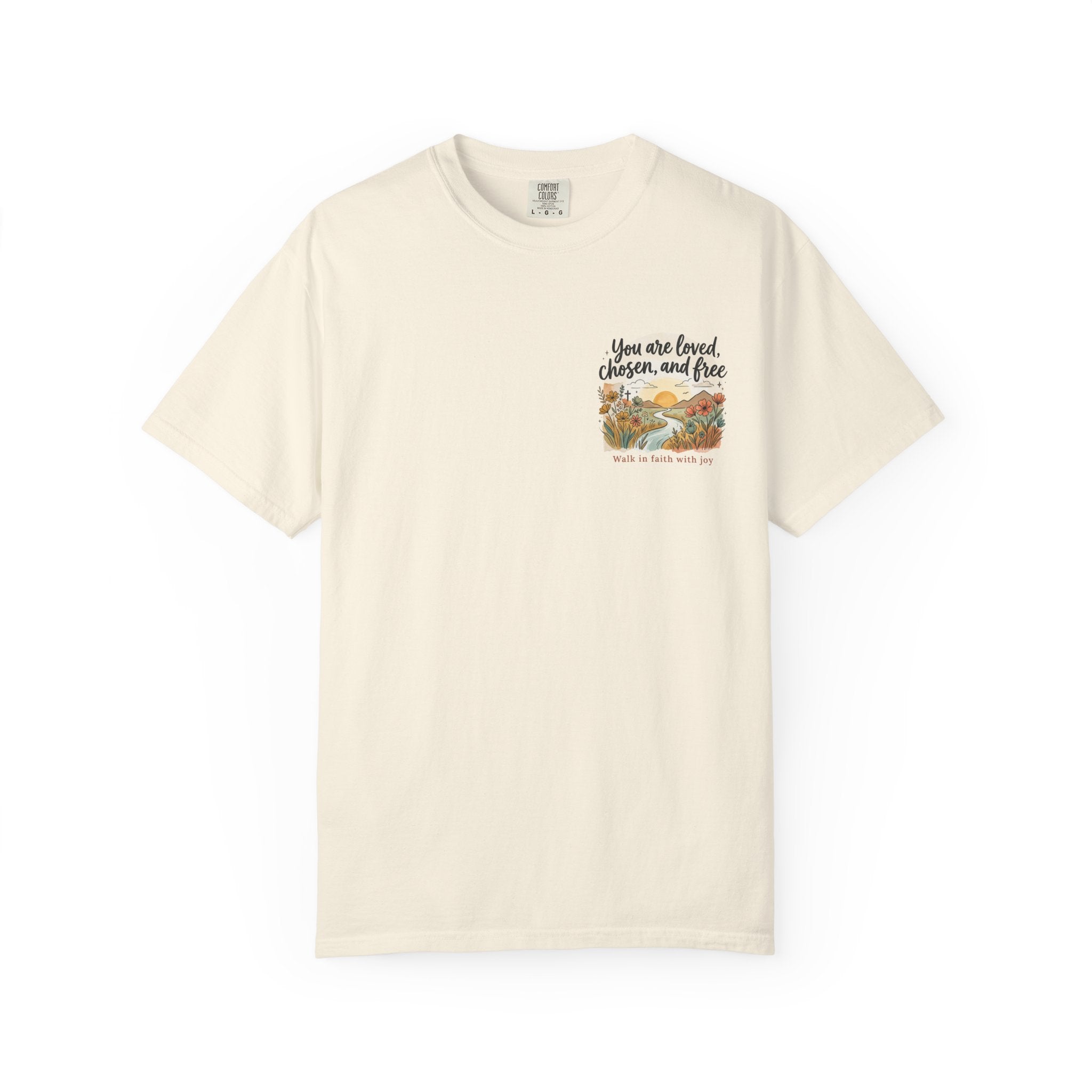 You Are Loved Christian T-shirt — "You are loved, chosen, and free" Faith Tee