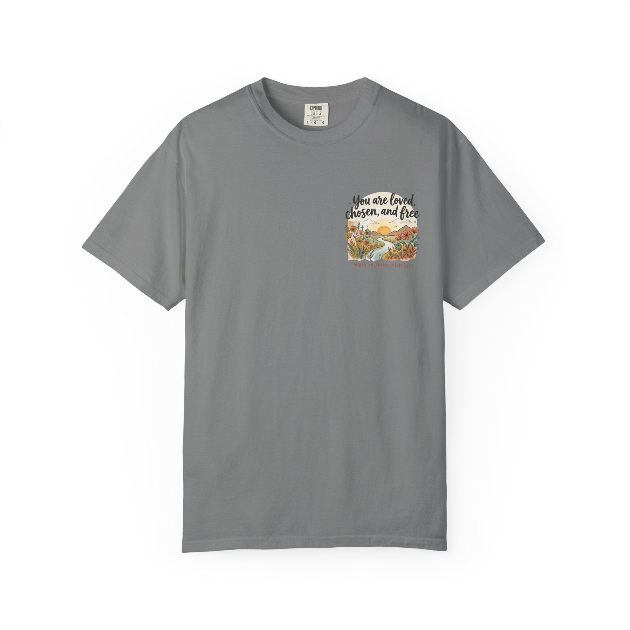You Are Loved Christian T-shirt — "You are loved, chosen, and free" Faith Tee