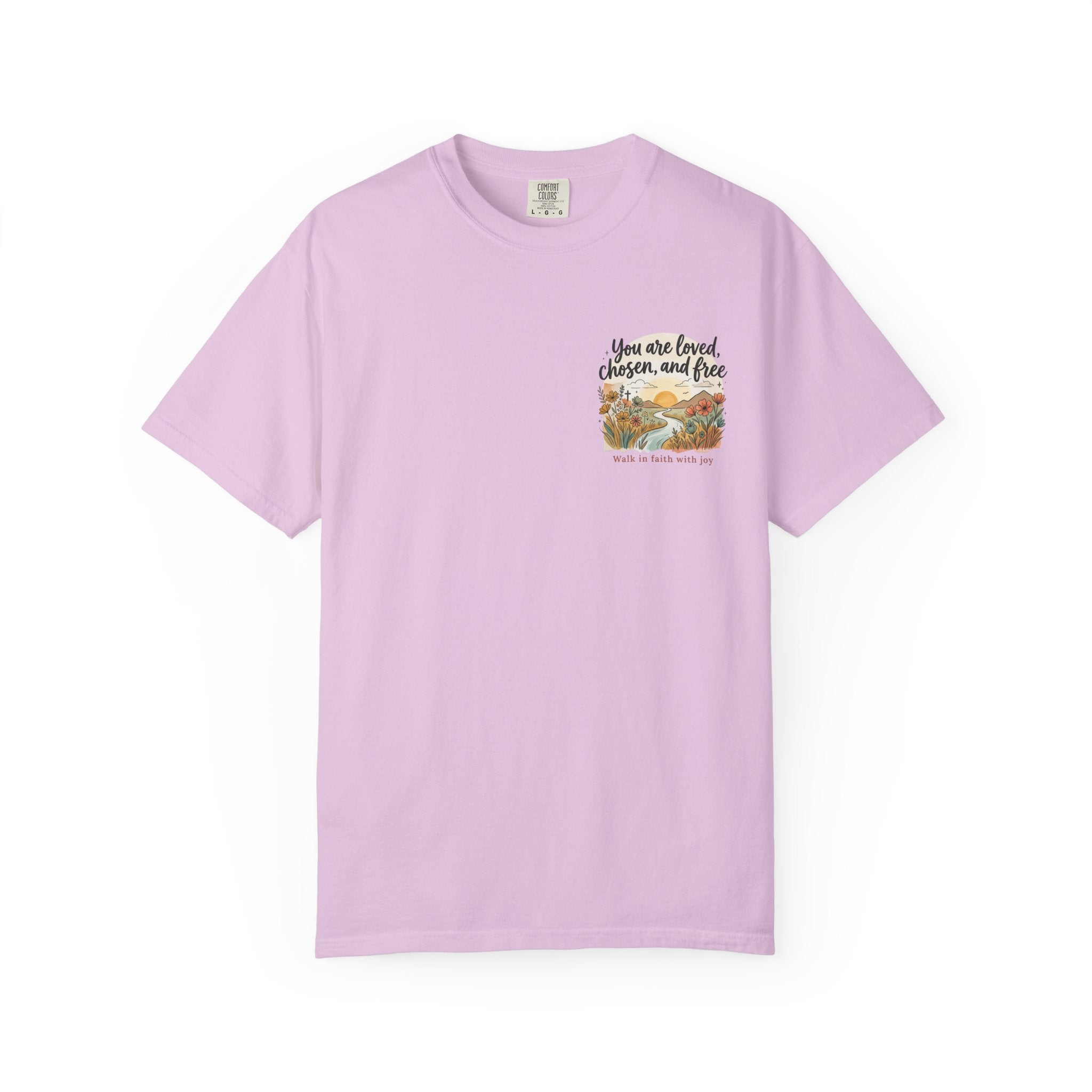 You Are Loved Christian T-shirt — "You are loved, chosen, and free" Faith Tee