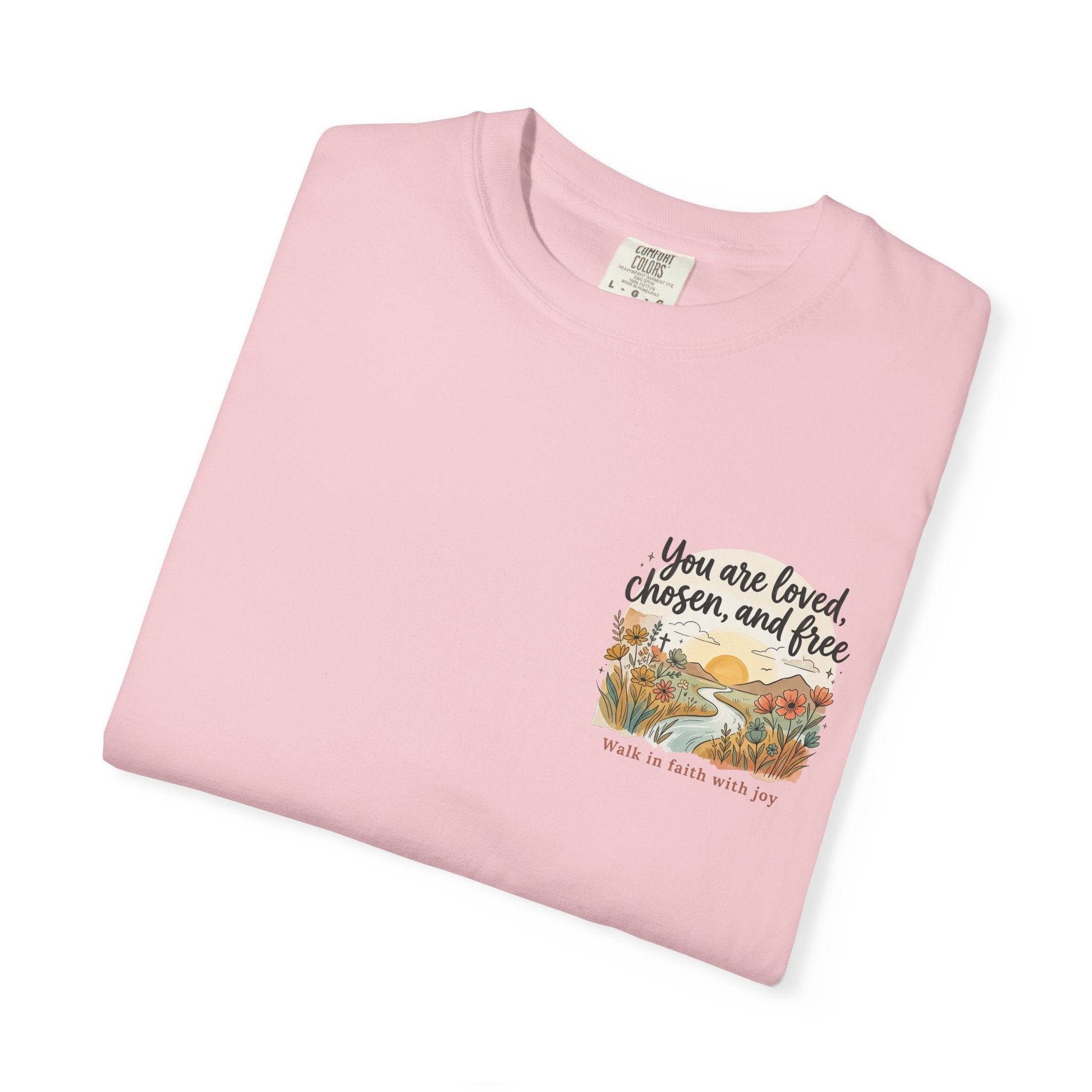 You Are Loved Christian T-shirt — "You are loved, chosen, and free" Faith Tee