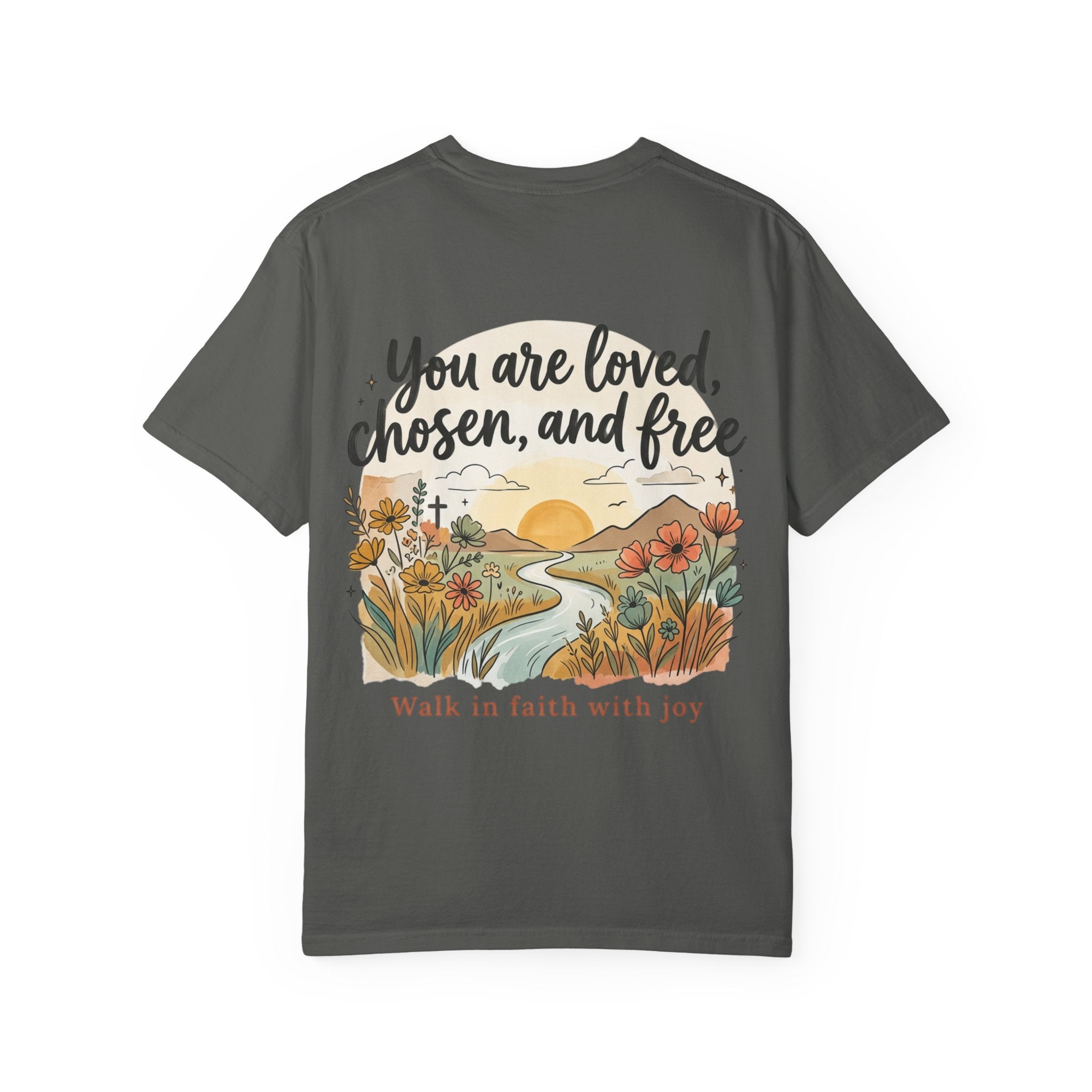 You Are Loved Christian T-shirt — "You are loved, chosen, and free" Faith Tee