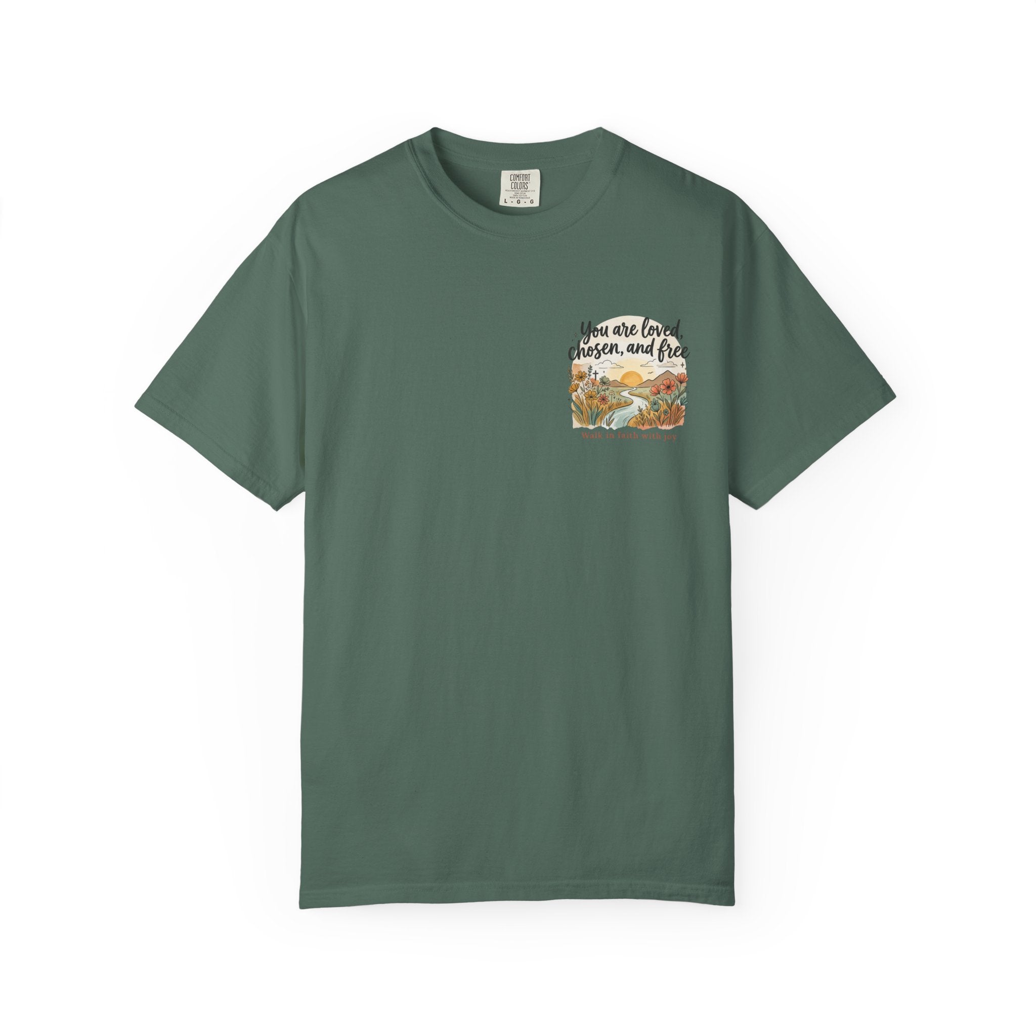 You Are Loved Christian T-shirt — "You are loved, chosen, and free" Faith Tee
