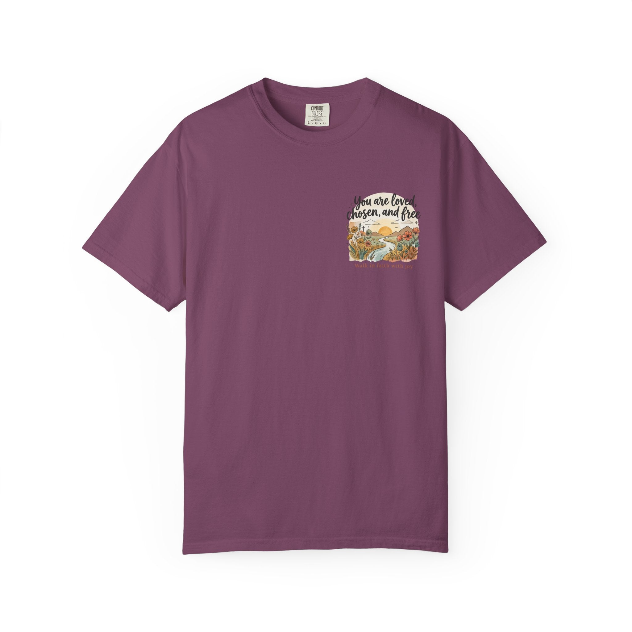 You Are Loved Christian T-shirt — "You are loved, chosen, and free" Faith Tee
