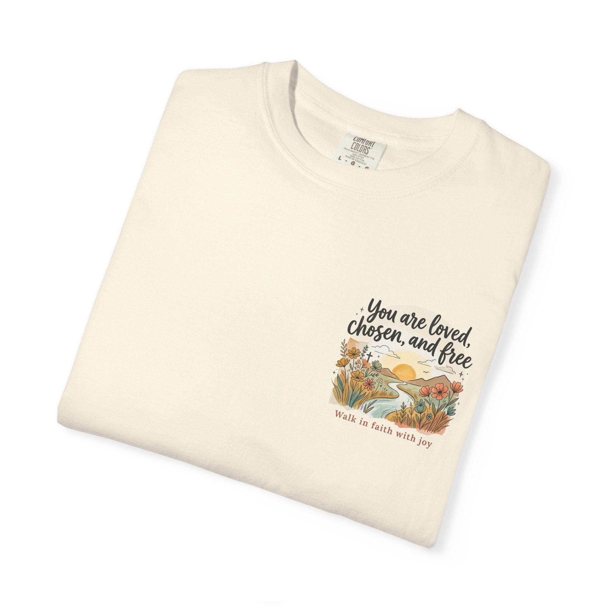 You Are Loved Christian T-shirt — "You are loved, chosen, and free" Faith Tee