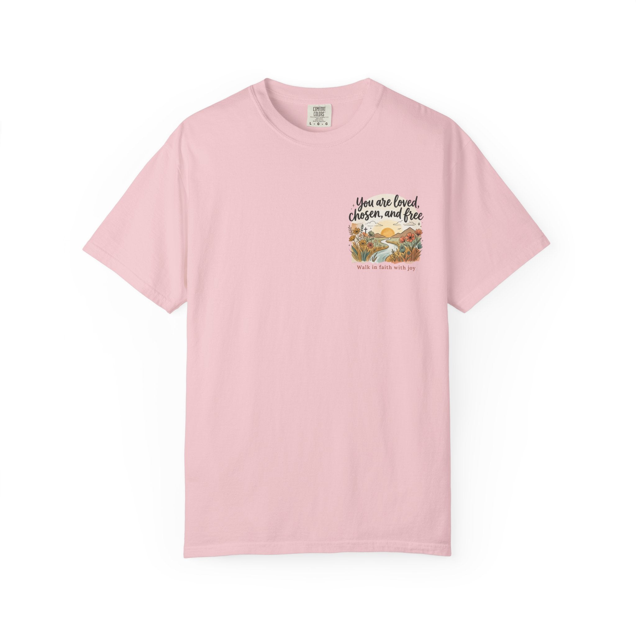 You Are Loved Christian T-shirt — "You are loved, chosen, and free" Faith Tee